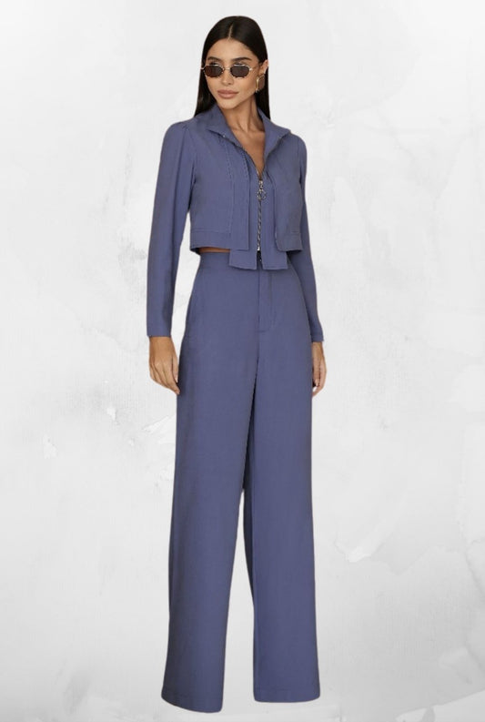 Conjunto Alfaiataria Milena Azul