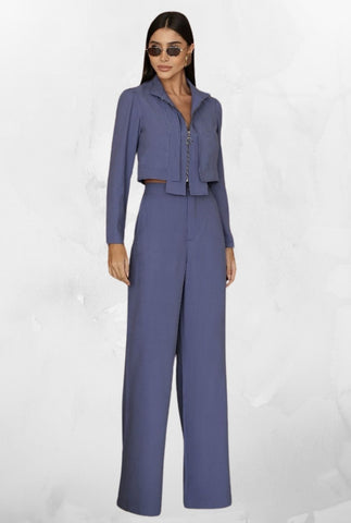 Conjunto Alfaiataria Milena Azul