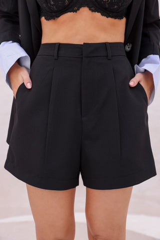 Shorts Alfaiataria Modelli Preto