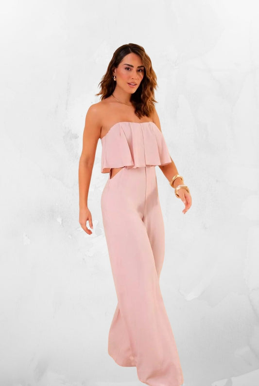 Macacão Serena Rosa