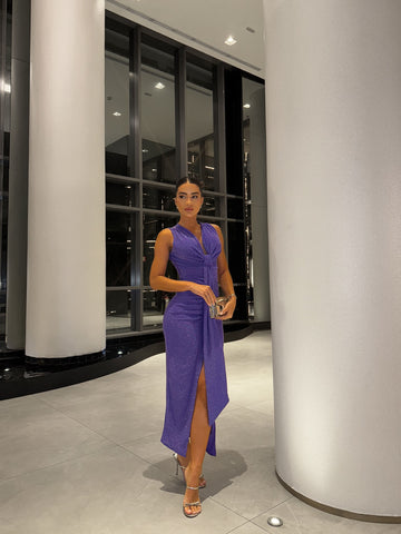 Vestido Longuete Lurex Shine