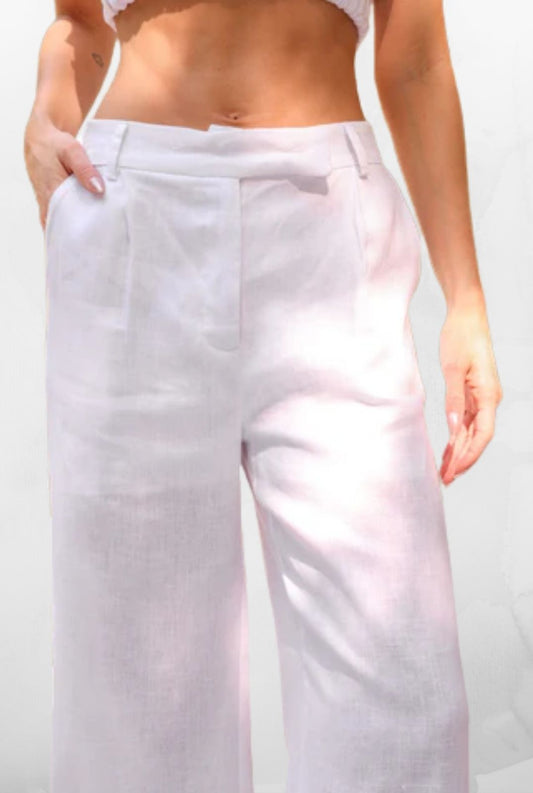 Calça Pantalona Izzi Branca