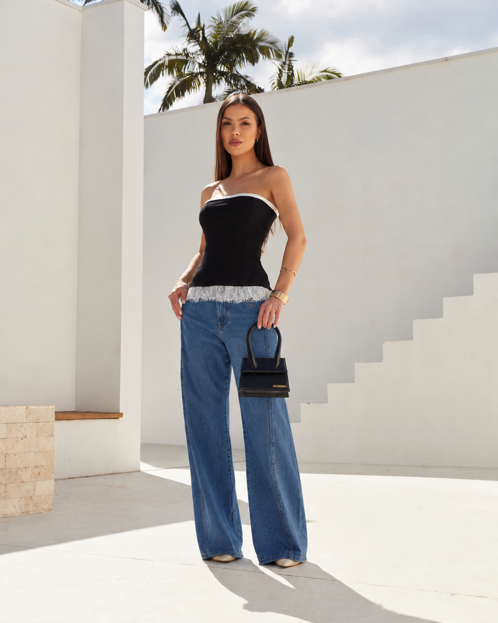 Blusa Tomara que Caia - Preta
