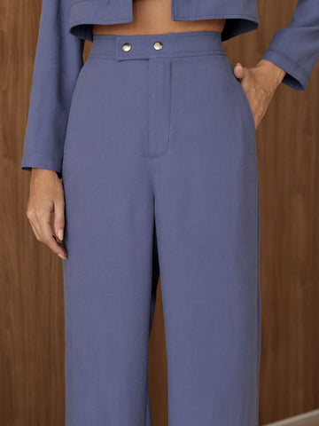 Conjunto Alfaiataria Milena Azul