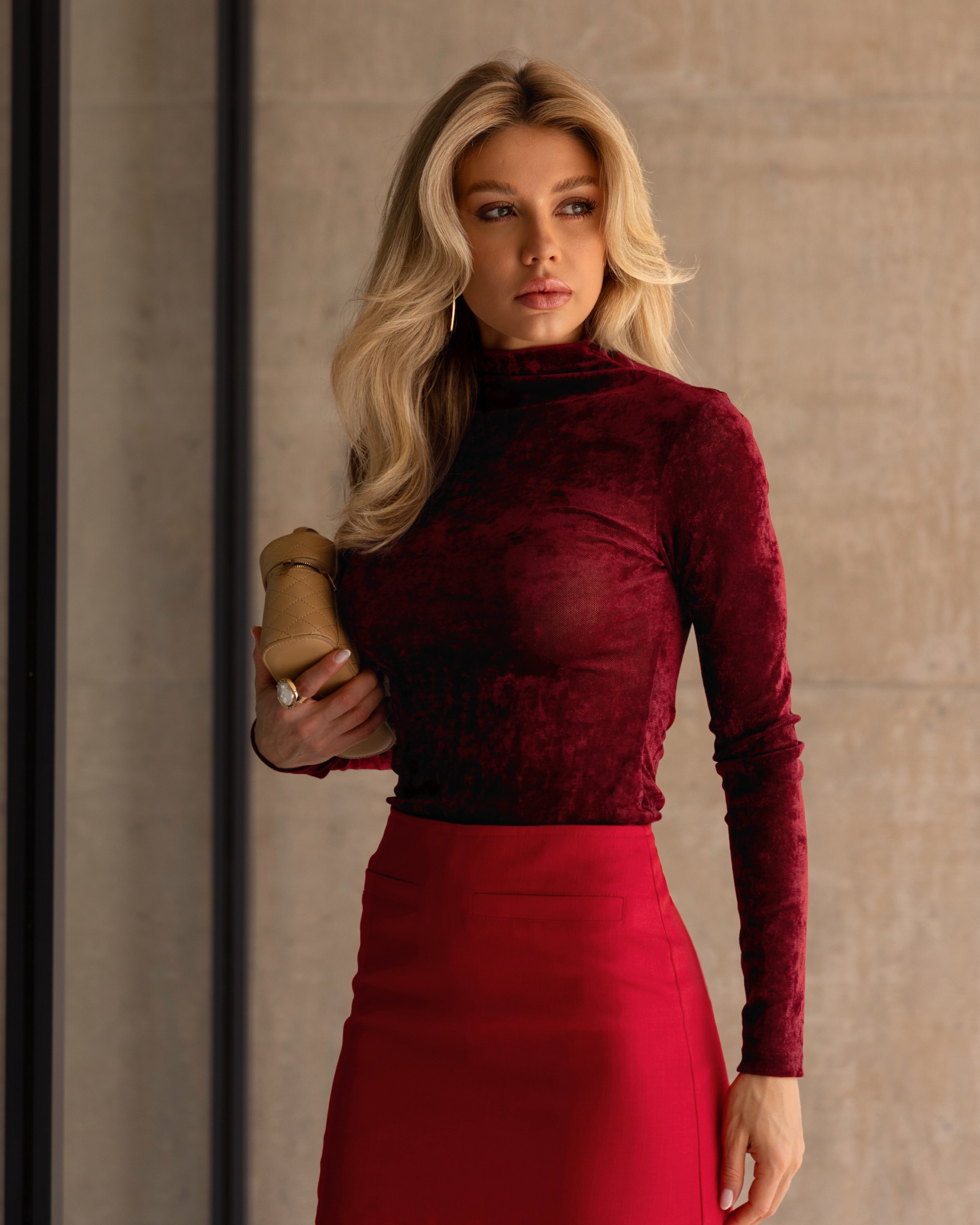 Blusa Cacharrel - Marsala