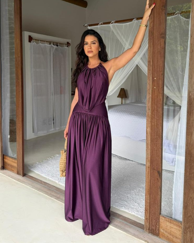 Conjunto Calça e Body Aurea - Roxo