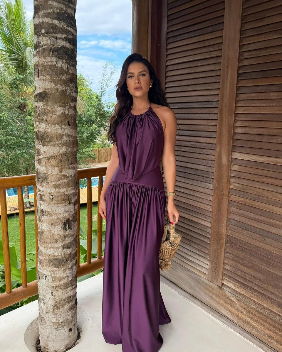 Conjunto Calça e Body Aurea - Roxo
