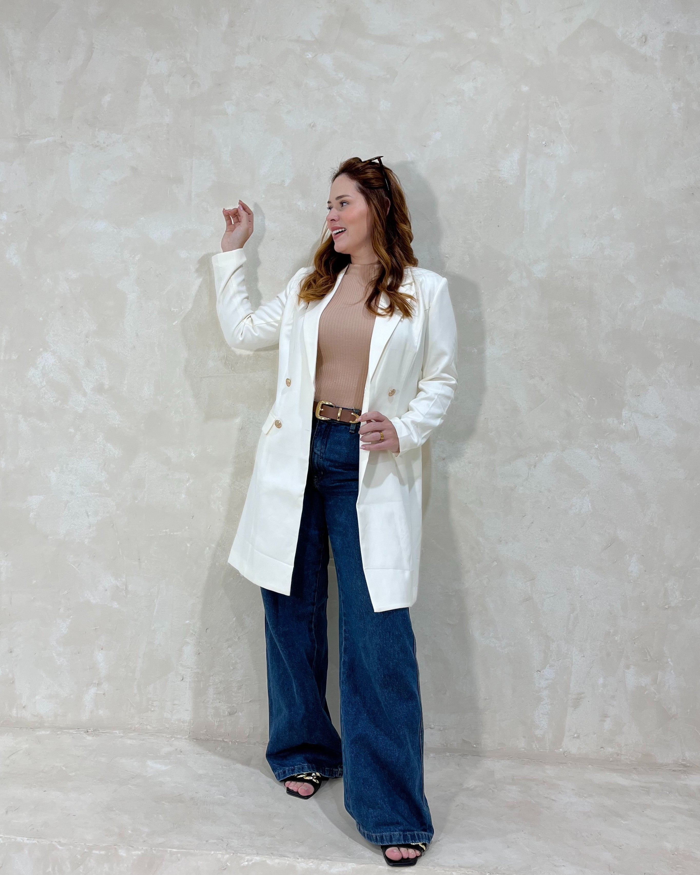 Casaco Longo Cannes - Off White