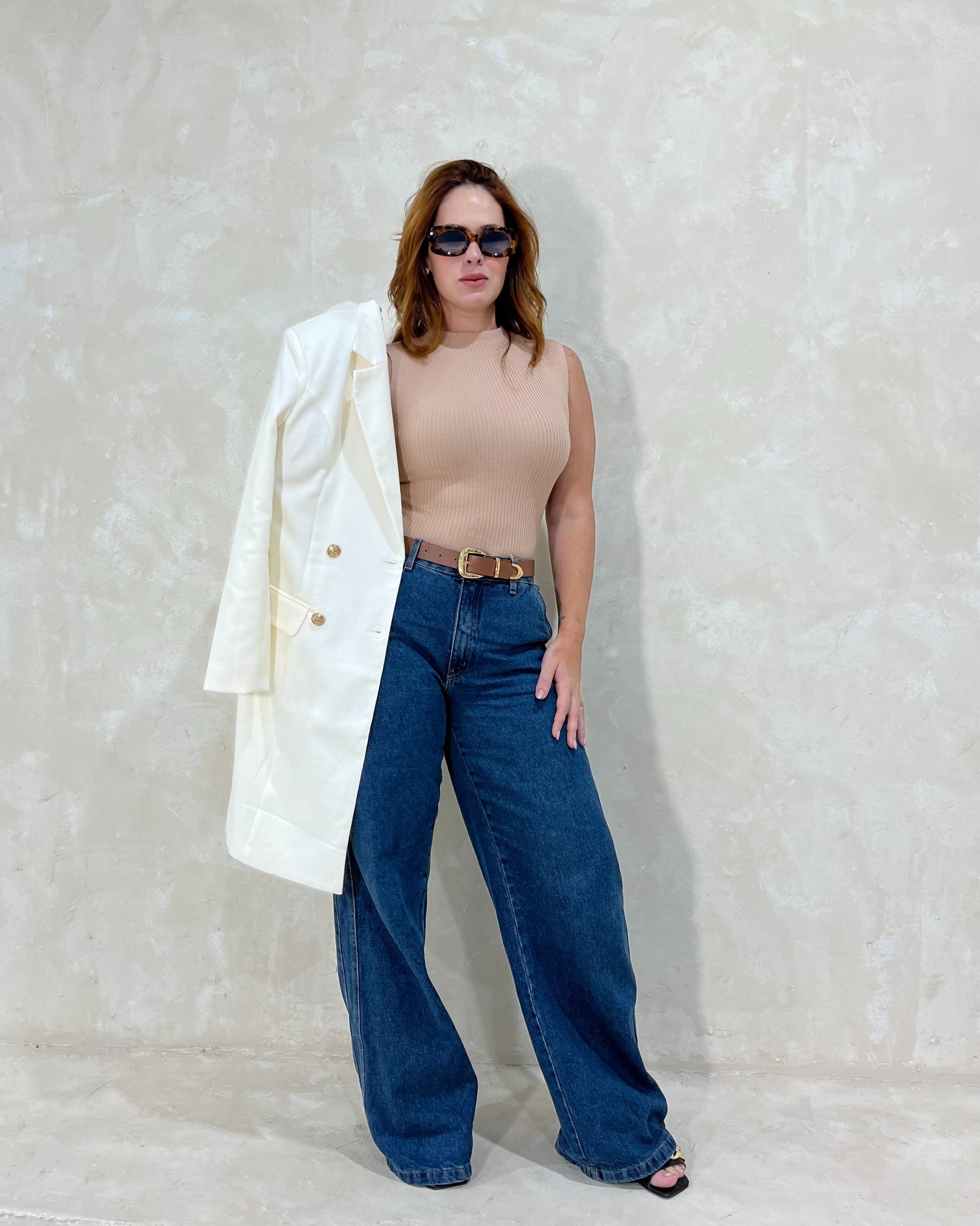 Casaco Longo Cannes - Off White