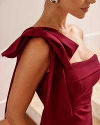 Vestido Midi Isadora Vinho