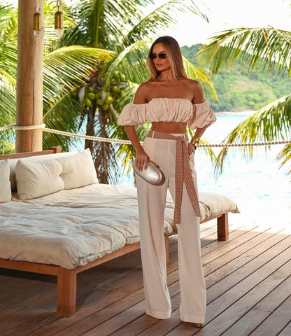 Conjunto Calça e Top Camili