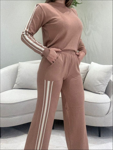 Conjunto com Listras Laterais Elizabeth